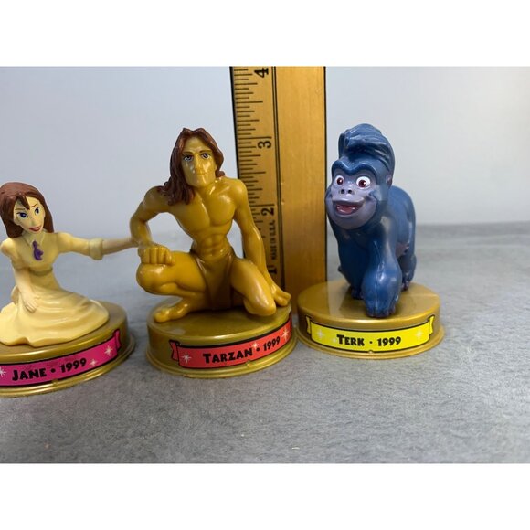Vintage 2002 Disney Tarzan Figurine Set of 4 Characters From McDonalds 100 Years - Picture 10 of 12